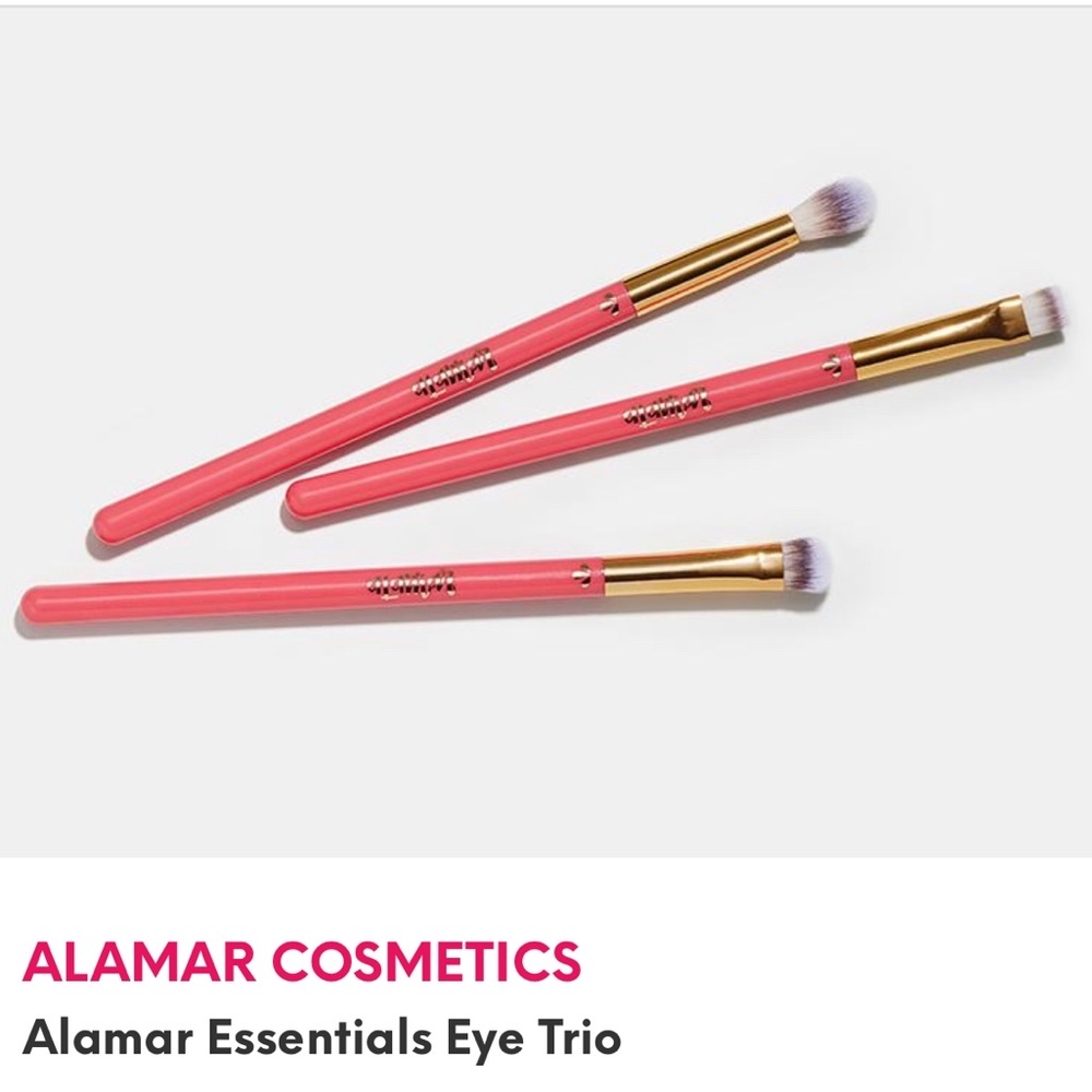 Alamar eyeshadow brush trio